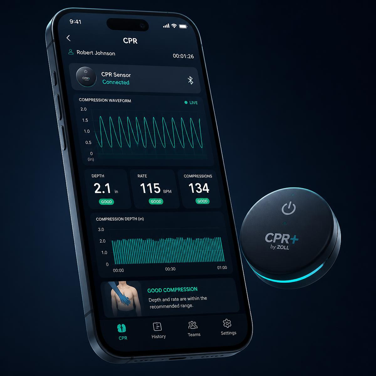 CPR PRAYAS™ Connect app