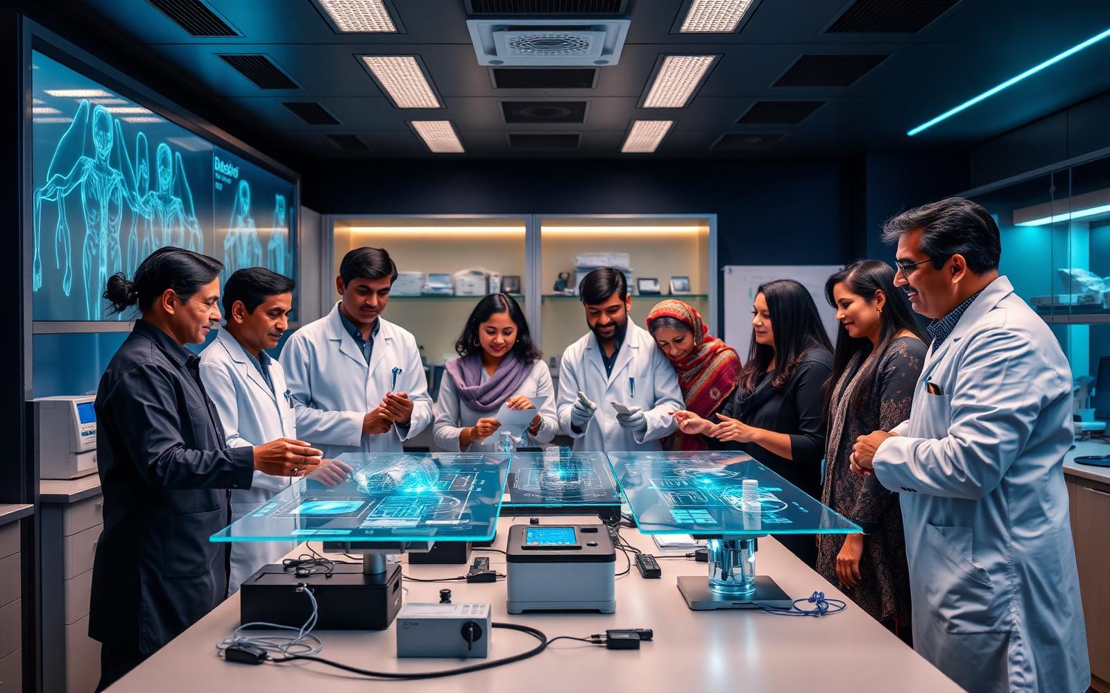 CPR PRAYAS engineers and doctors working together in a lab